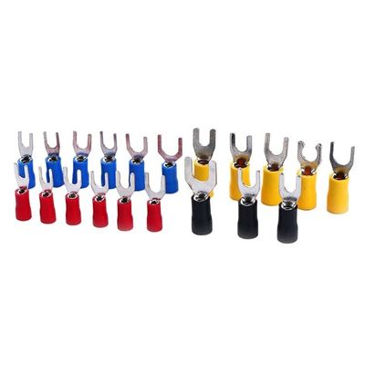 গুণ  Plating Tin Insulated Spade Terminal Connector Crimping Tool 14-12 A.W.G কারখানা