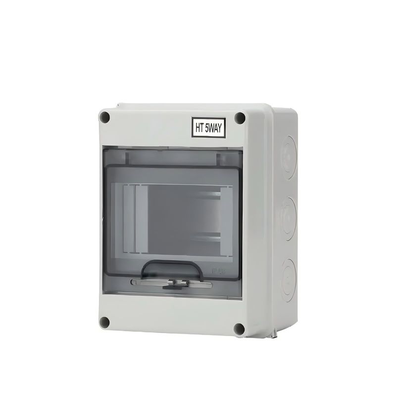 IP65 5 Way ABS+PC Electrical Distribution Box Waterproof Junction Wire Box