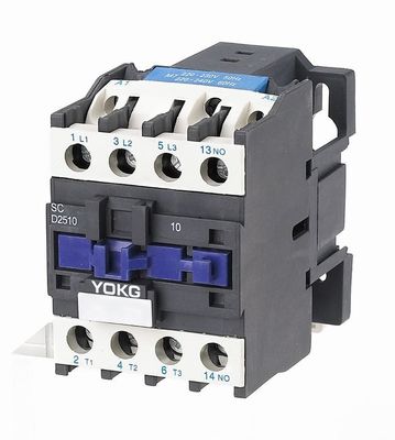 220VAC 3P ইলেকট্রিক এসি কন্টাক্টর 10 মিলিয়ন মেকানিক্যাল লাইফ