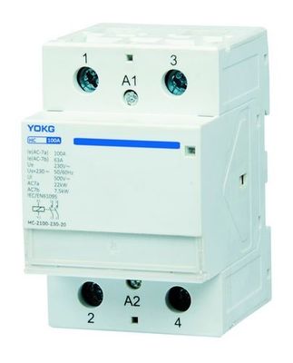 নিম্ন ভোল্টেজ বৈদ্যুতিক যন্ত্রপাতি জন্য 4KV নামমাত্র ইমপলস প্রতিরোধ ভোল্টেজ এসি Contactor